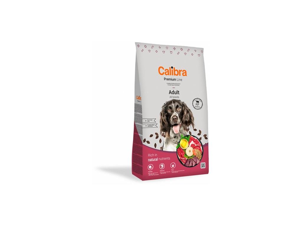 Calibra Premium Line Dog Adult Beef NEW 12 kg
