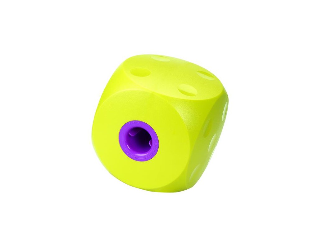 Hračka BUSTER interaktívna kocka, pre psa nad 10 kg, limetkovo zelená