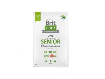 Brit Care dog Sustainable Senior 3 kg