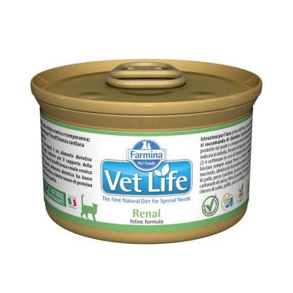 Farmina Vet Life cat renal konzerva 85 g