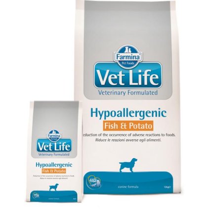 Farmina Vet Life dog hypoallergenic, fish & potato 2 kg