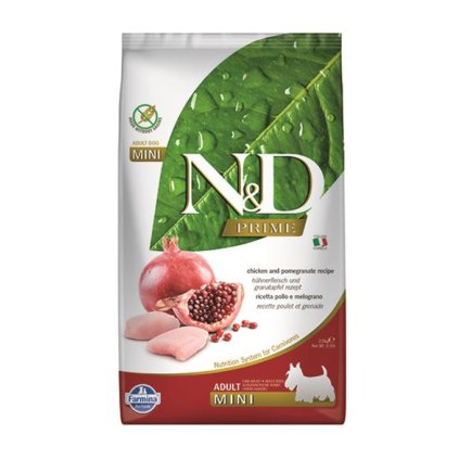 Farmina N&D dog PRIME adult mini Chicken & pomegranate 2,5 kg