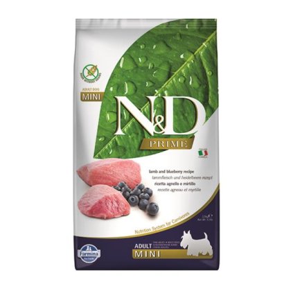 Farmina N&D dog PRIME adult mini lamb&blueberry 2,5 kg