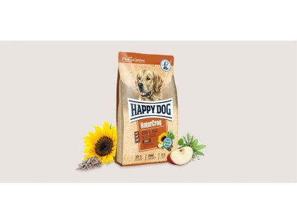 Happy Dog PREMIUM - Natur Croq - hovädzie a ryža 15 kg