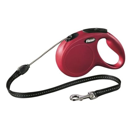 Vodítko Flexi Classic NEW lanko M 5 m červené (do 20 kg)