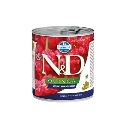 Farmina N&D dog QUINOA Weight management konzerva 285 g