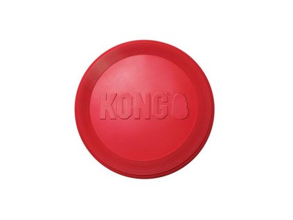 Hračka Kong Dog Classic Flyer frisbee, červený, guma prírodná, S
