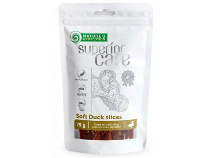 Pamlsok Natures P Superior Care snack dog duck slices 12x75 g