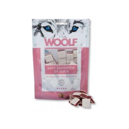 Pamlsok Woolf Dog Duck Soft Sandwich 100 g