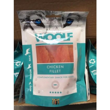 Pamlsok Woolf Dog Chicken Fillet 100 g