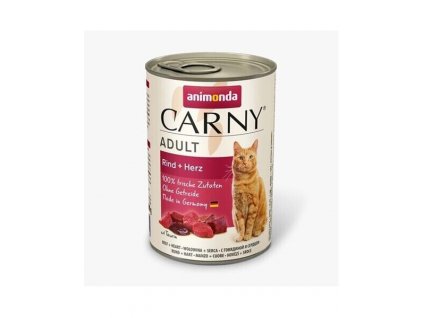 Animonda CARNY® cat Adult hovädzie a srdiečka bal. 6 x 400 g konzerva