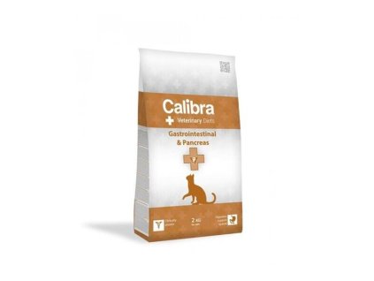 Calibra Vet Diet Cat Gastrointestinal / Pancreas NEW 2 kg