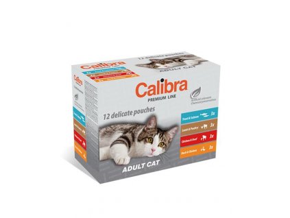 Calibra KAPSIČKA Premium cat Adult Multipack 12 x 100 g