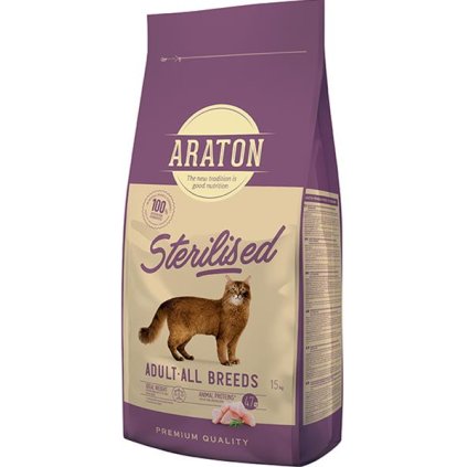 ARATON cat adult sterilised 15 kg