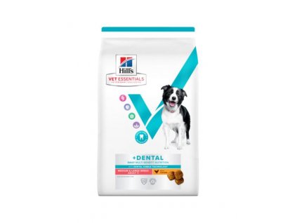 HILLS VE Canine Multi benefit Adult Dental Medium & Large Chicken 2 kg