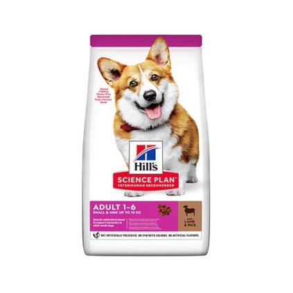HILLS SP Ca Adult Small & Mini Lamb & Rice 1,5 kg
