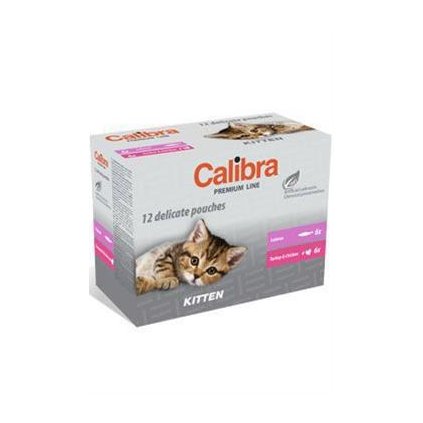 Calibra KAPSIČKA Premium cat Kitten Multipack 12 x 100 g