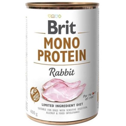 Brit Mono Protein Rabbit 400 g konzerva