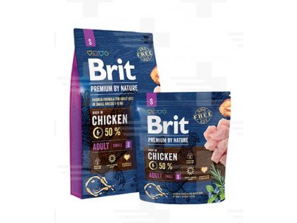 Brit Premium by Nature dog Adult S 8 kg