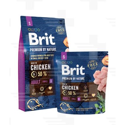 Brit Premium by Nature dog Adult S 8 kg