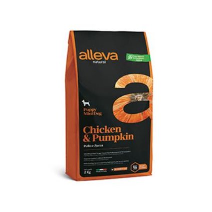 Alleva NATURAL dog puppy mini chicken & pumpkin 2 kg
