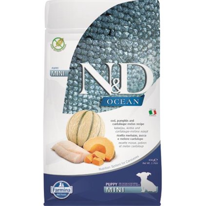 6076 farmina n d dog ocean pumpkin gf puppy mini cod cantaloupe melon