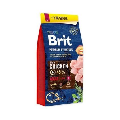 Brit Premium by Nature dog Adult L 15 kg