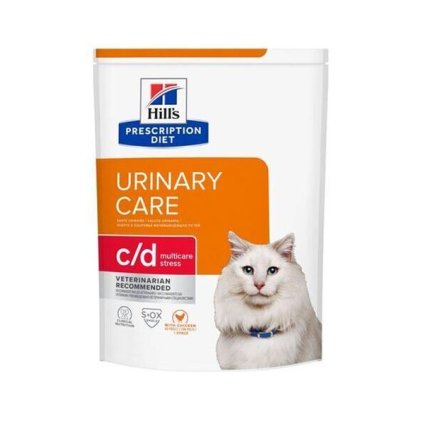 HILLS Diet Feline c/d Urinary Stress Chicken Dry NEW 400 g