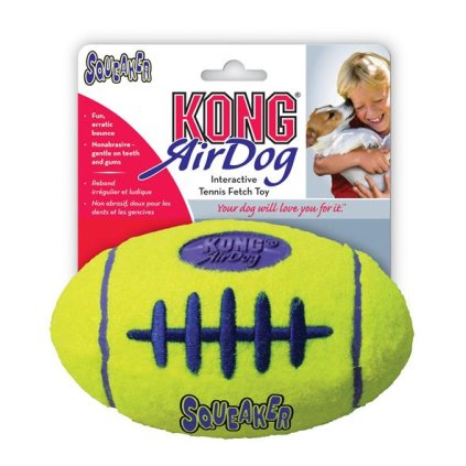 Hračka Kong Air Dog Lopta rugby tenis S