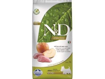 Farmina N&D dog PRIME (GF) adult mini, boar & apple 7 kg