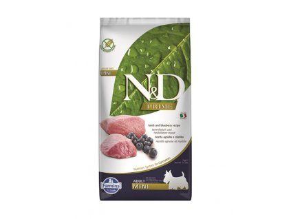 Farmina N&D dog PRIME (GF) adult mini, lamb & blueberry 7 kg