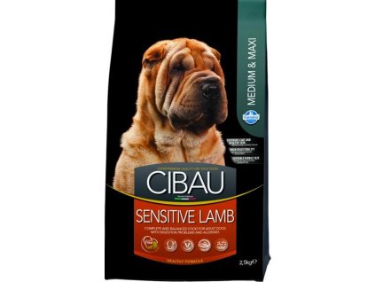 Farmina MO SP CIBAU dog adult medium & maxi, sensitive lamb 2,5 kg