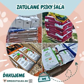 ĎALŠÍ ÚTULKÁČI MAJÚ PLNÉ BRUŠKÁ😍 Ďakujeme za vašu obrovskú pomoc🫶 Spoločne sme cez náš eshop www.pomozutulku.sk dokázali...