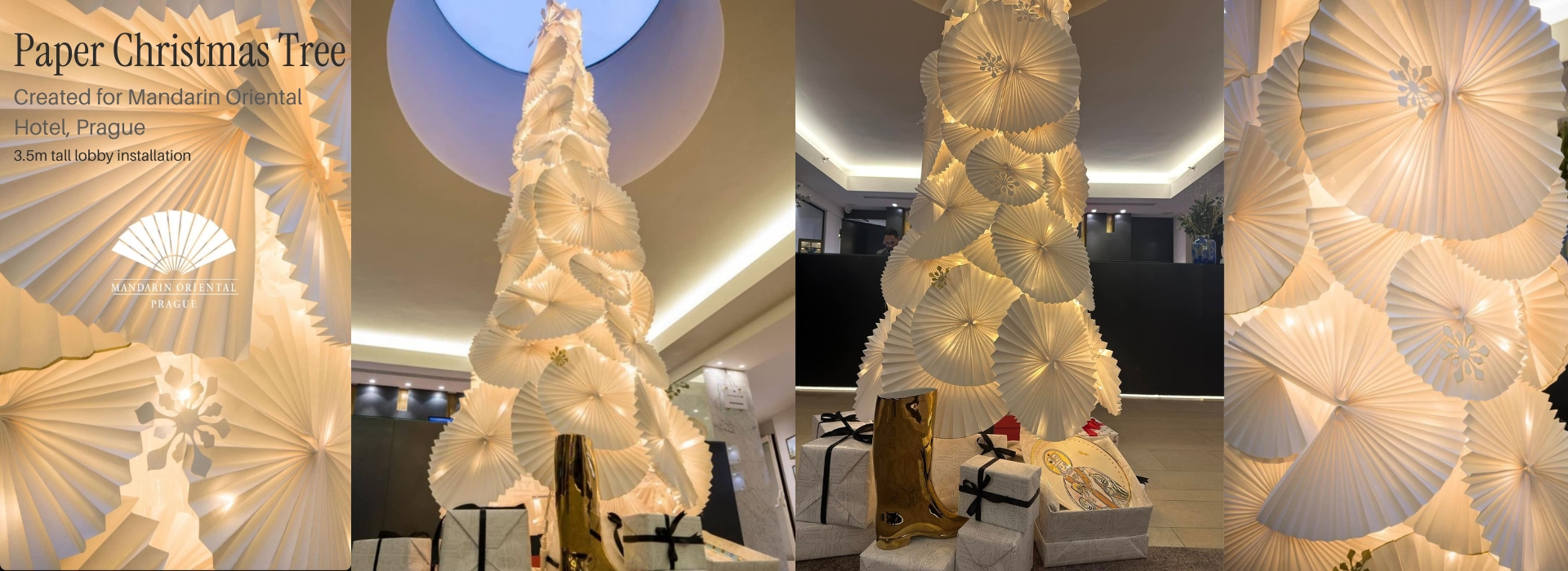 Vánoční strom pro Mandarin Oriental Prague