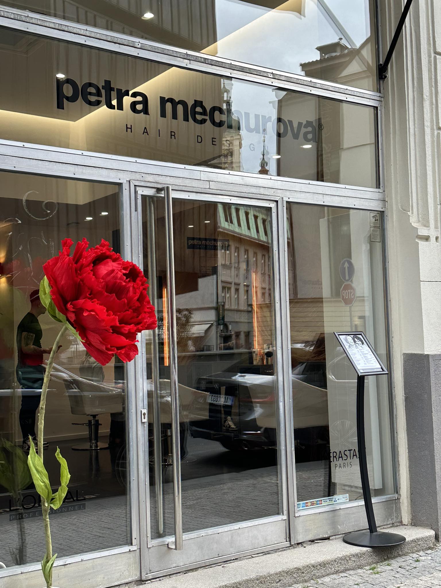 Velká květina na stonku