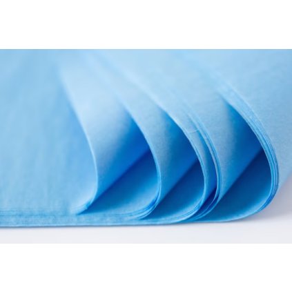 Odstíny modré - Hedvábný papír  Jemné francouzské hedvábné papíry, 18gm2