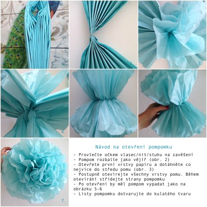 Pompom Akvamarín  pompom