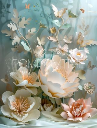 Spring is coming… Paper and foam flowers #vm #storewindow #visualmerchandiser #pompomtime