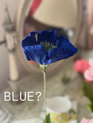 My favourite colour? BLUE 💙 What’s yours? Tell me in the comments ✨ #paperflower #filmset #setdesign #paperflowerdecor...