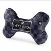 black checker chewy vuiton bone s