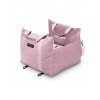 siedzisko samochodowe dla psa fotelik 3 w 1 comfy baby pink