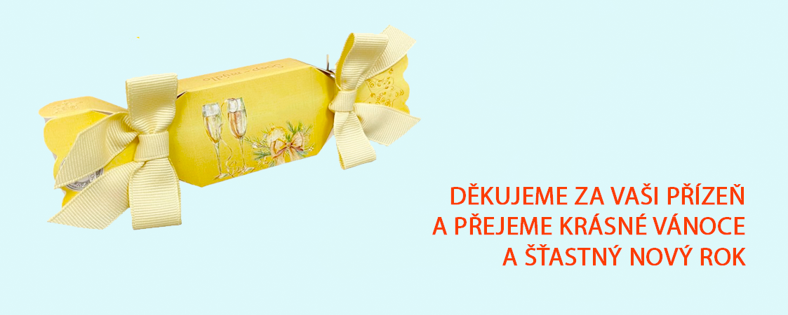 DĚKUJEME ZA VAŠI PŘÍZEŇ A PŘEJEME KRÁSNÉ VÁNOCE A ŠŤASTNÝ NOVÝ ROK