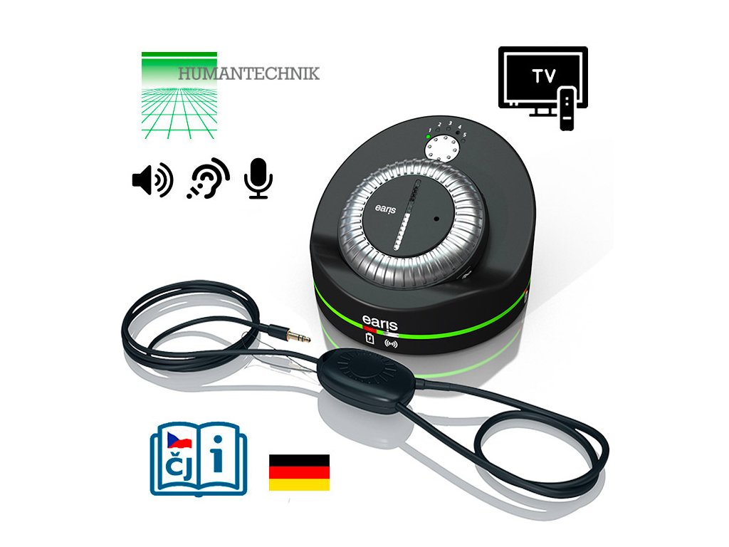 Humantechnik EARIS PR SET with induction loop for listening to TV