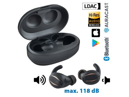Slúchadlá earisMAX Buds Auracast