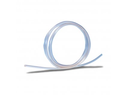 Sound tube, by the meter 2 x 3.1 mm M rose-transparent