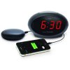 SONIC Traveler vibrating alarm clock with Aviso Bee FLASH signaling and vibrating cushion
