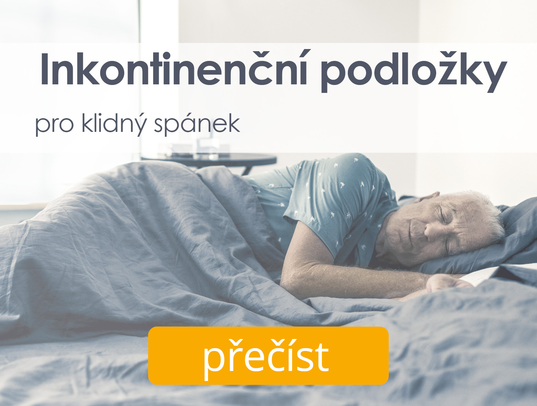 Inkontinenční podložky pro klidný spánek