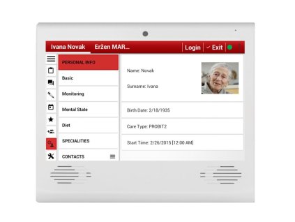NurseStation - terminál sesterské stanice
