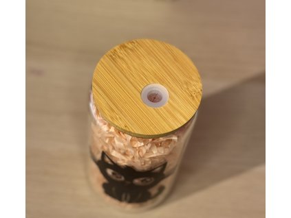 Bambusové víčko na skleničku (500ml)