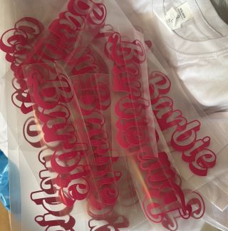 Trička na Barbie camp byla jedna ze čtyř objednávek potisků triček ještě před dovolenou 🥰 Všechny trička už mají své...